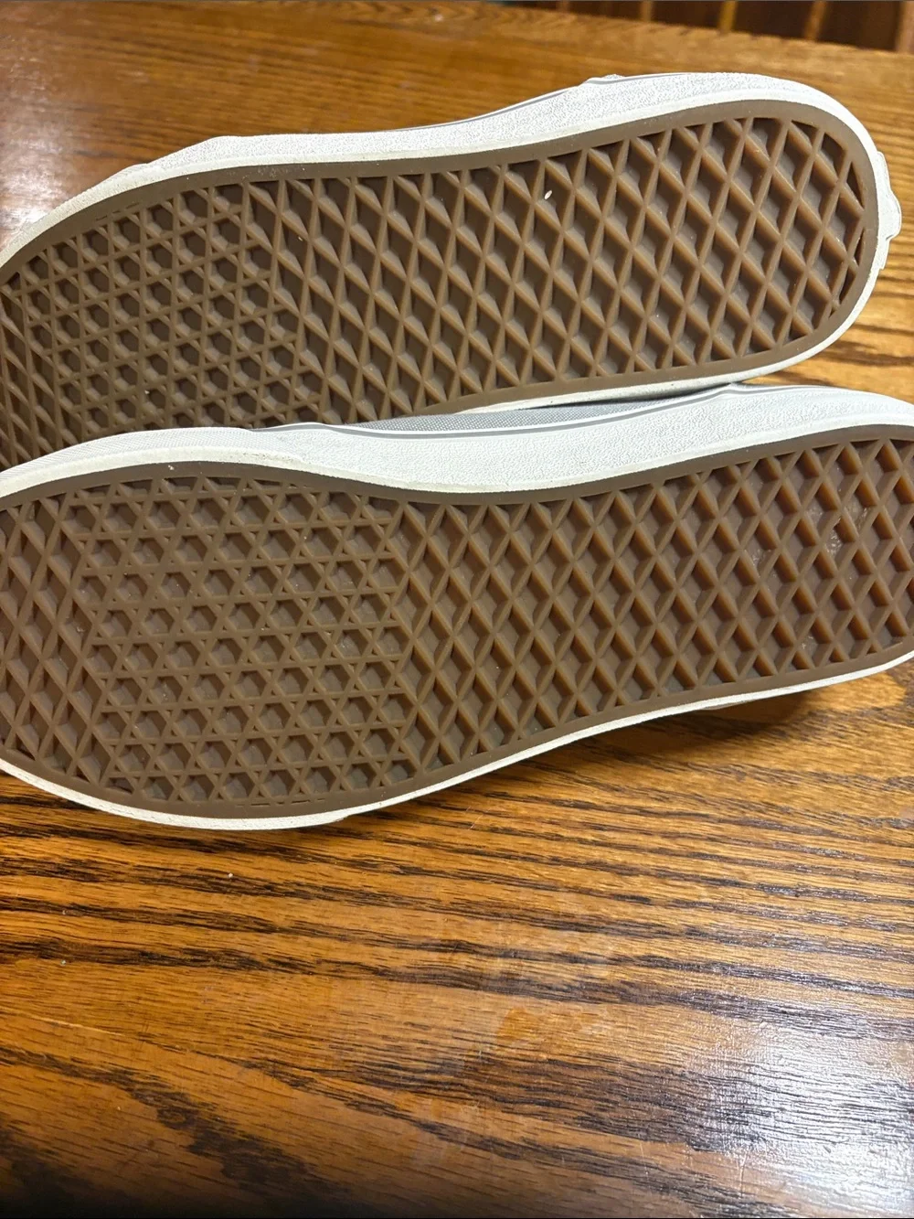 Vans Gray High-Top Canvas Sneakers with White Side Stripe - Picture 7 of 8